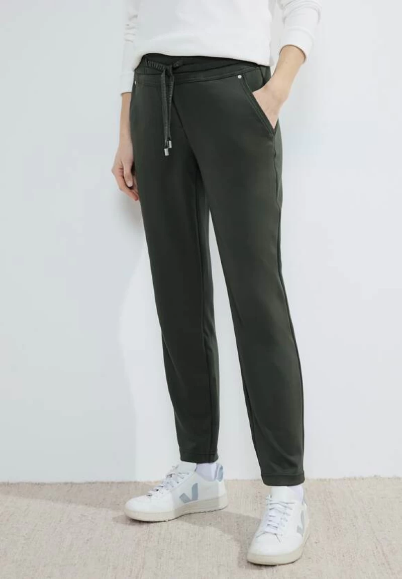 Pantalon comodo -color kaki- Style Tracey Solid