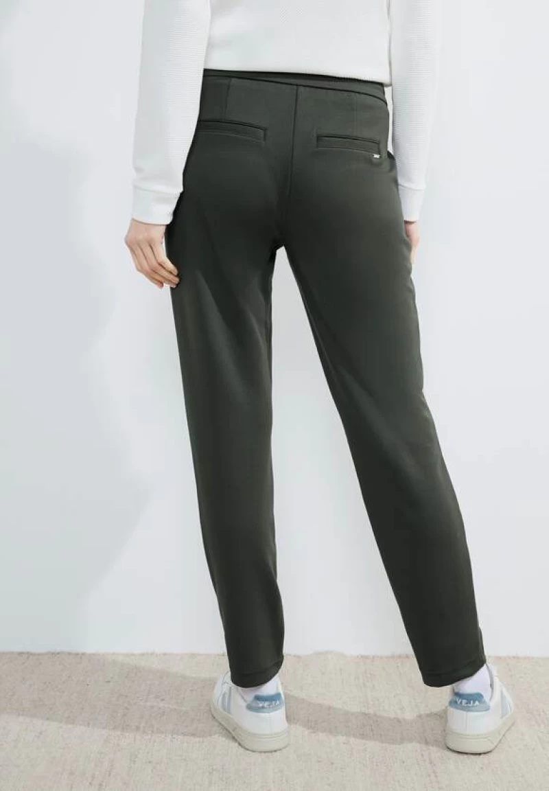 Pantalon comodo -color kaki- Style Tracey Solid