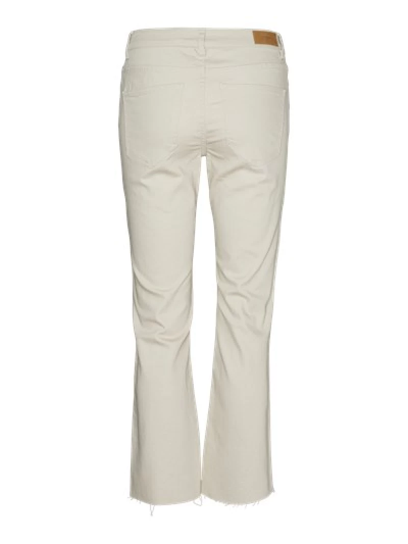 Jeans- VMWILD SHEILA MR KICK FLARE- beig