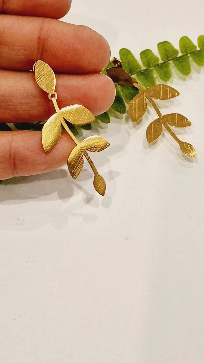Pendientes flor acero- estilo grecia