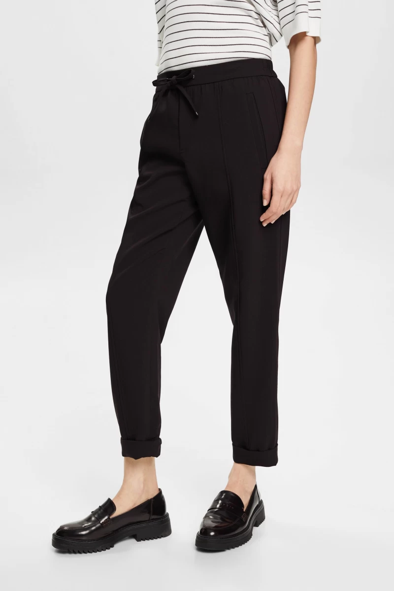 Jogger style trousers- black