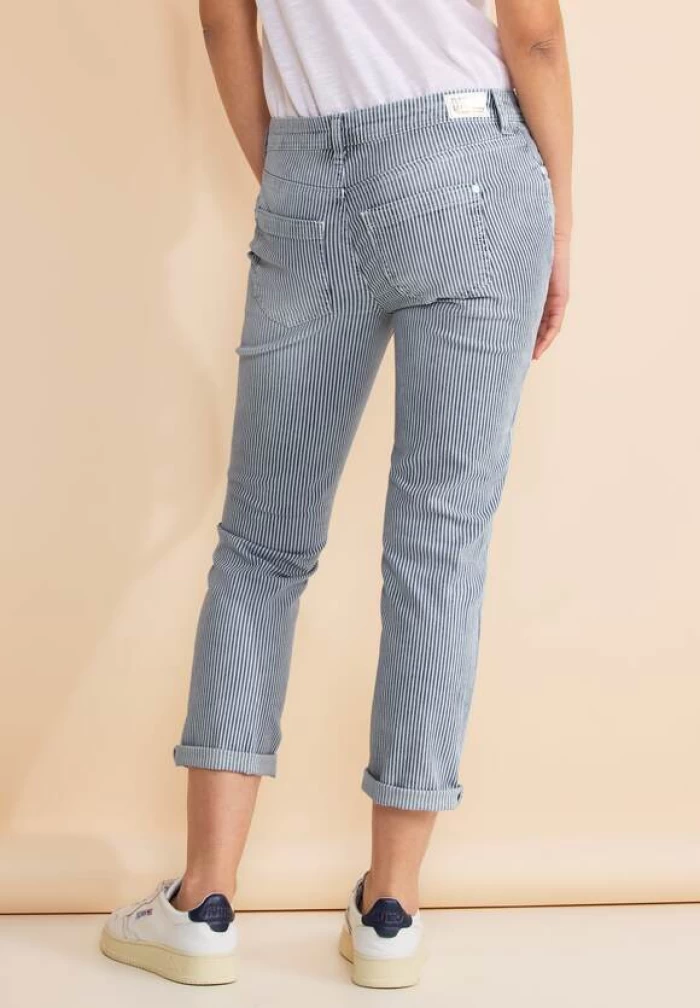 Jeans -Style QR Jane,mw,indigo stripes
