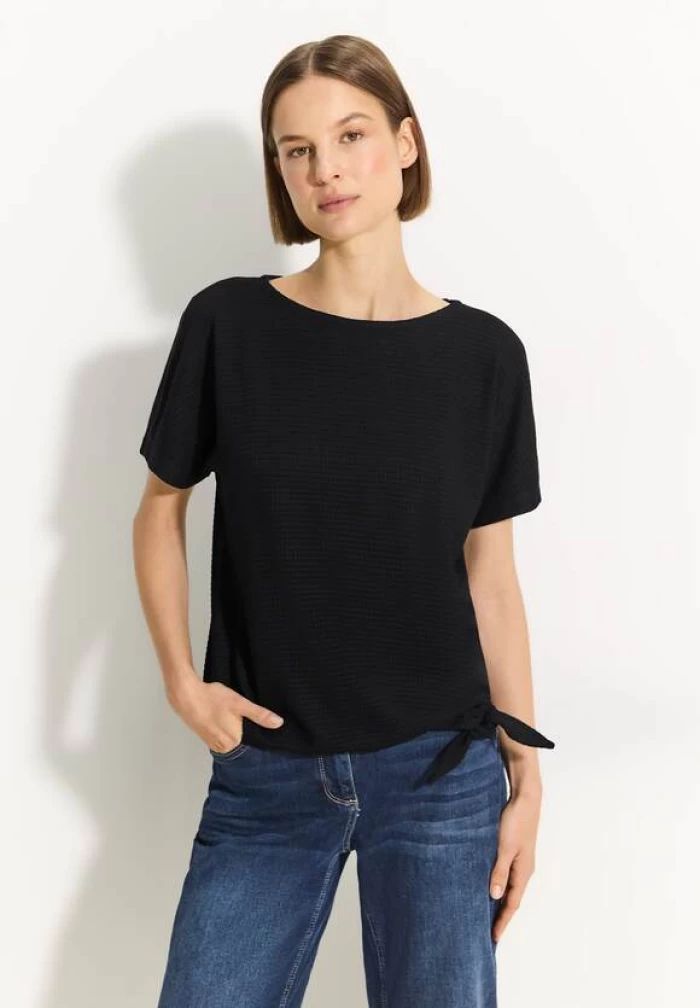 Blusa Solid Structure black