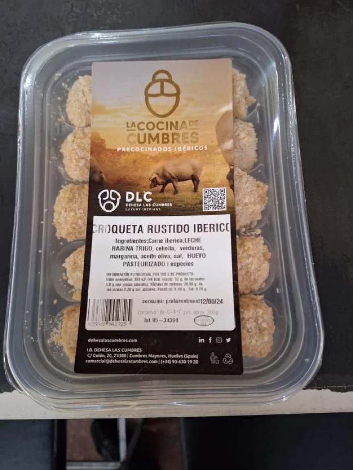 Croquetes de rostit ibèric