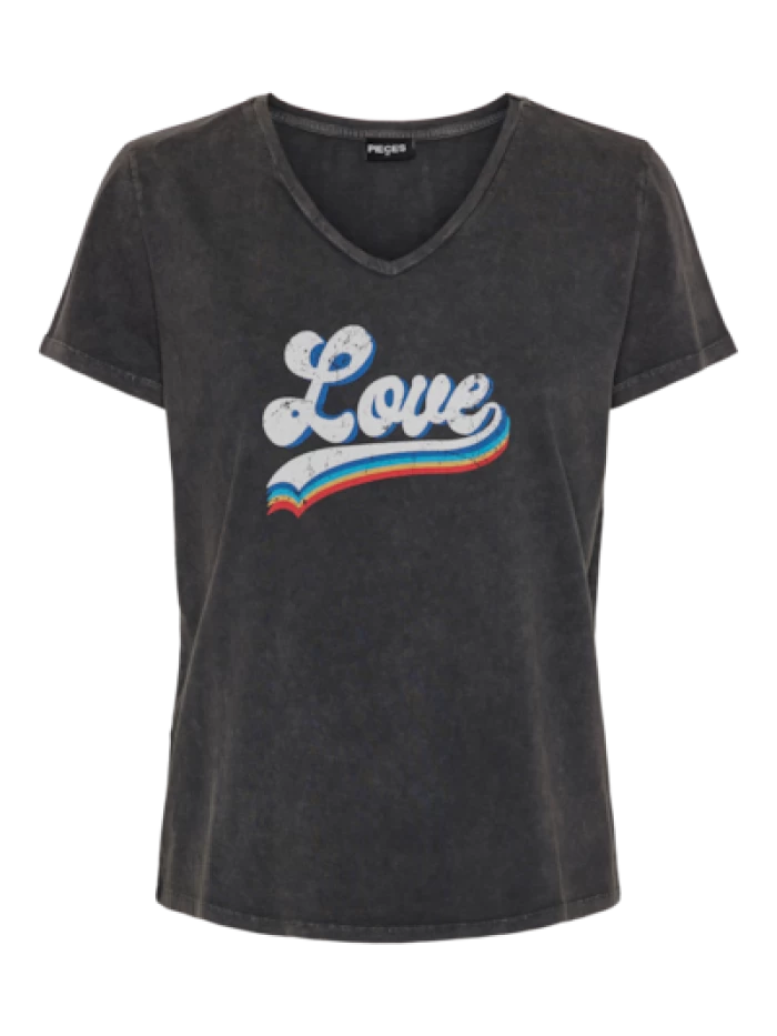Camiseta Love- PCALLIE SS TEE