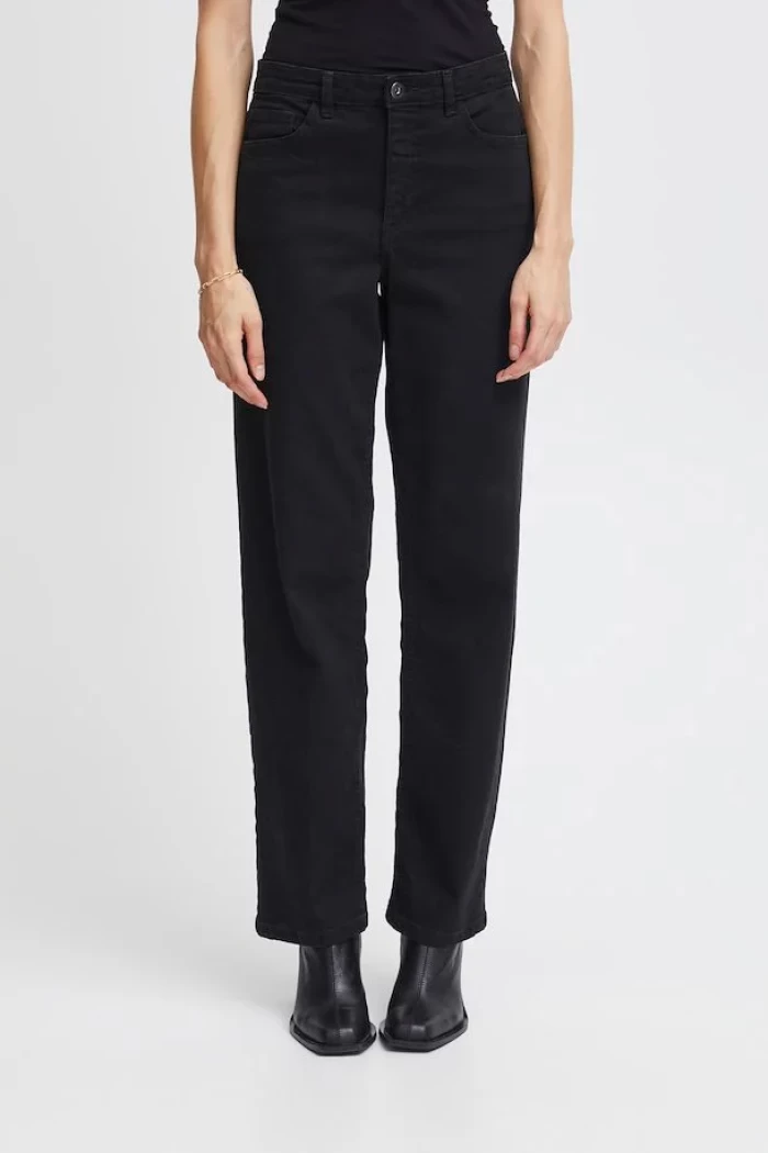 Denim negro recto- IHTWIGGY Jeans