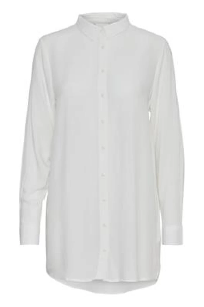 Camisa larga - blanca - IHMAIN SH2