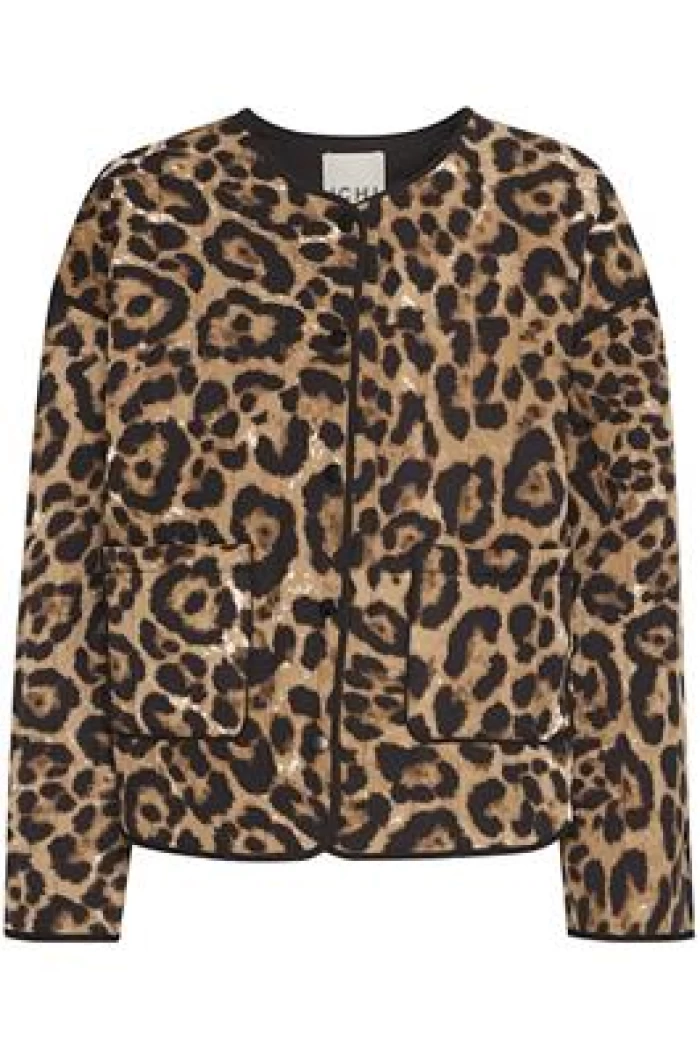 Chaqueta fina acolchada leo print- IXMALINI