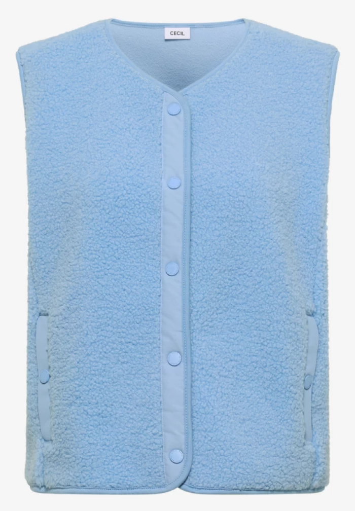 Teddy Vest azul cielo CECIL