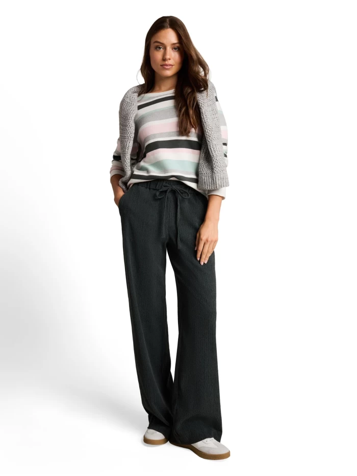 Jersey de algoson rayas multi mint TOM TAILOR