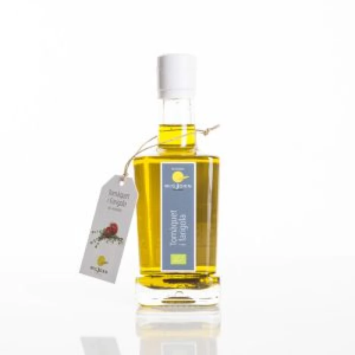 Oli aromàtic tomata i farigola 25cl.